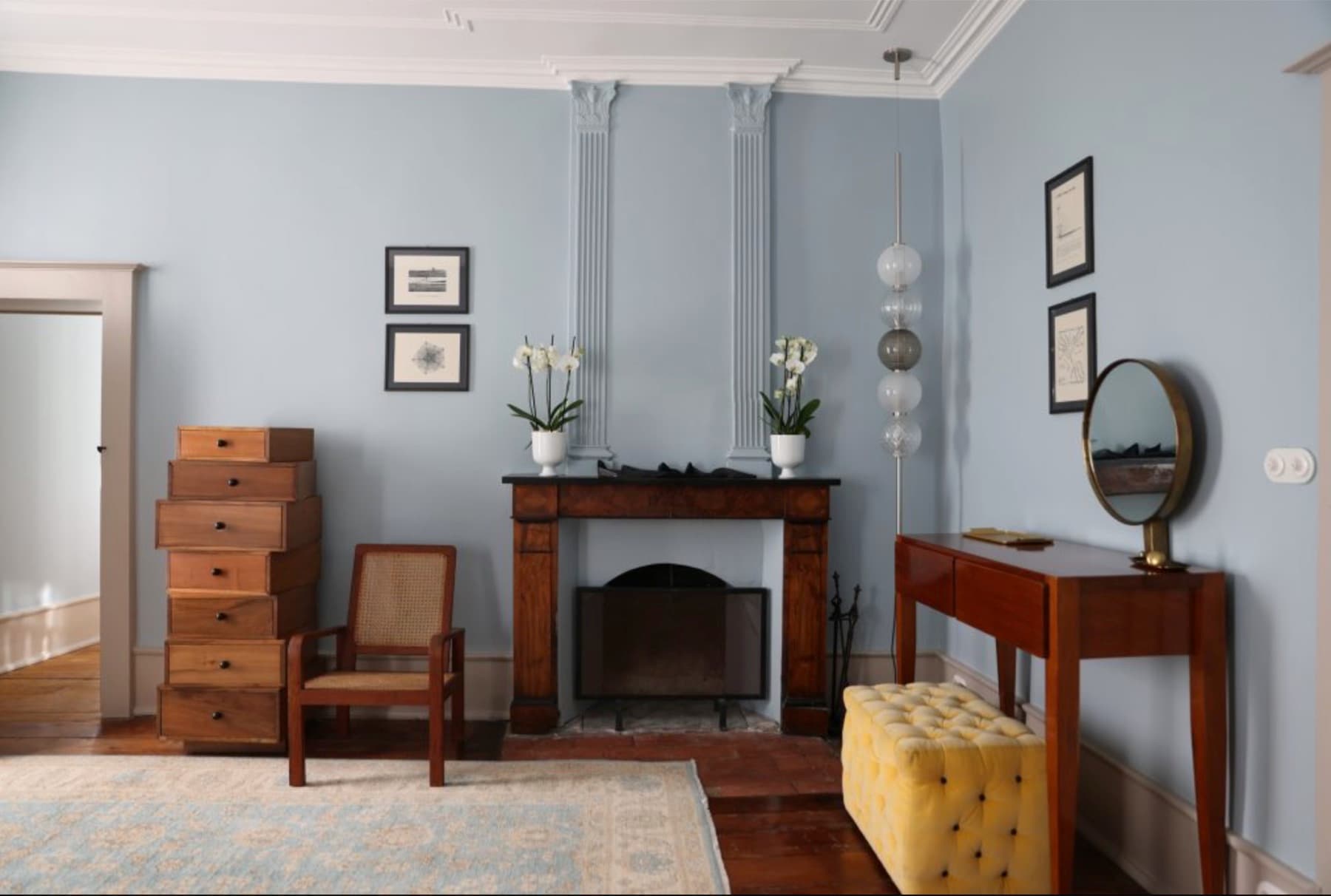 Le salon bleu, en grand