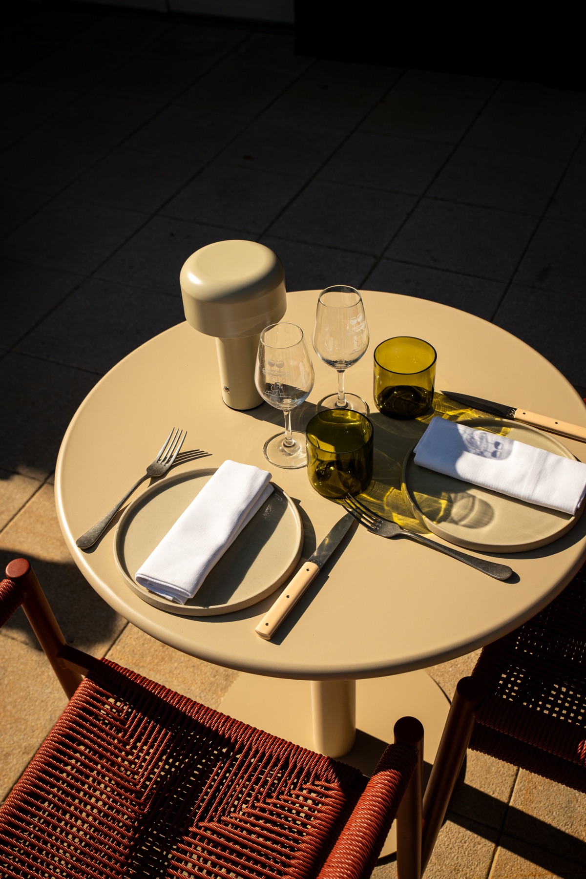 Terrasse, soleil du soir